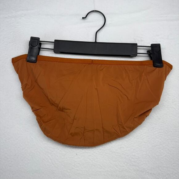 Todd Sanfield Brief Mens Medium Orange Brown Sin Defiant Micro Brief Minimal NEW - Picture 3 of 5